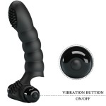 PRETTY LOVE - VIBRADOR DE DEDO ALEXANDER 10 VIBRAÃÃES PRETO